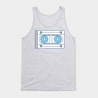 Awesome mixtape Minimalistic ornament retro vintage cassette tape Tank Top